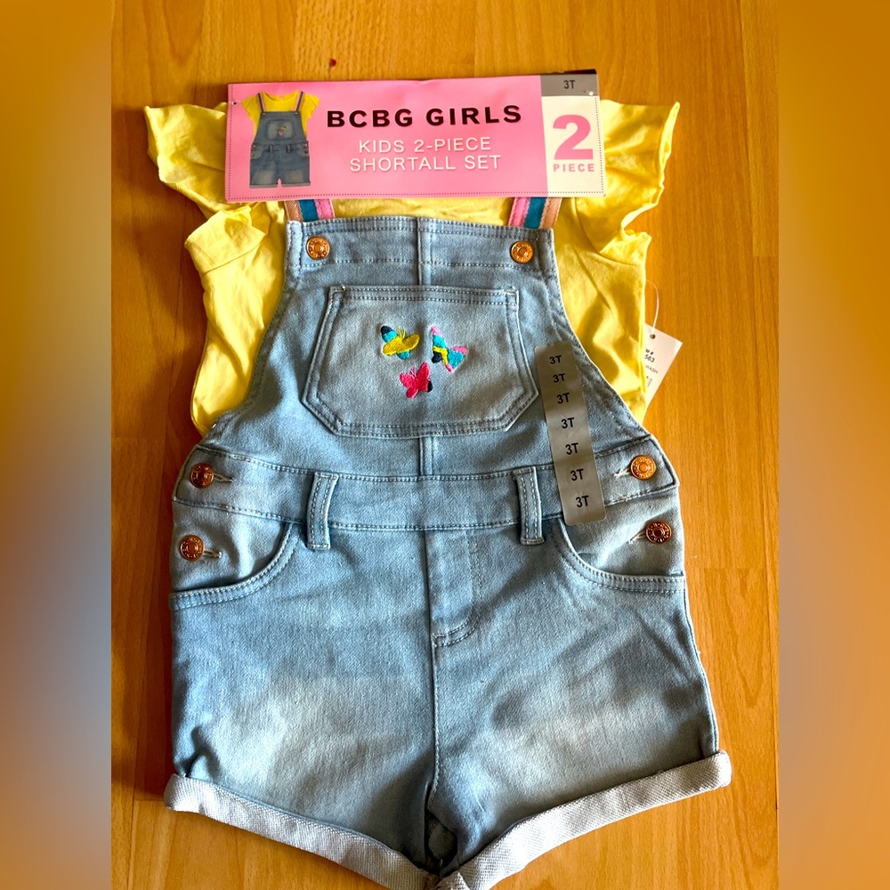 BCBG Girls Kids' Shortall Set
